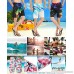 Mens Summer Legend of A Zelda Mandala Watercolor Swim Trunks 3D Graphic Quick Dry Funny Beach Board Shorts with Mesh Lining Legend of Zelda Mandala Watercolor B07PJ892CT
